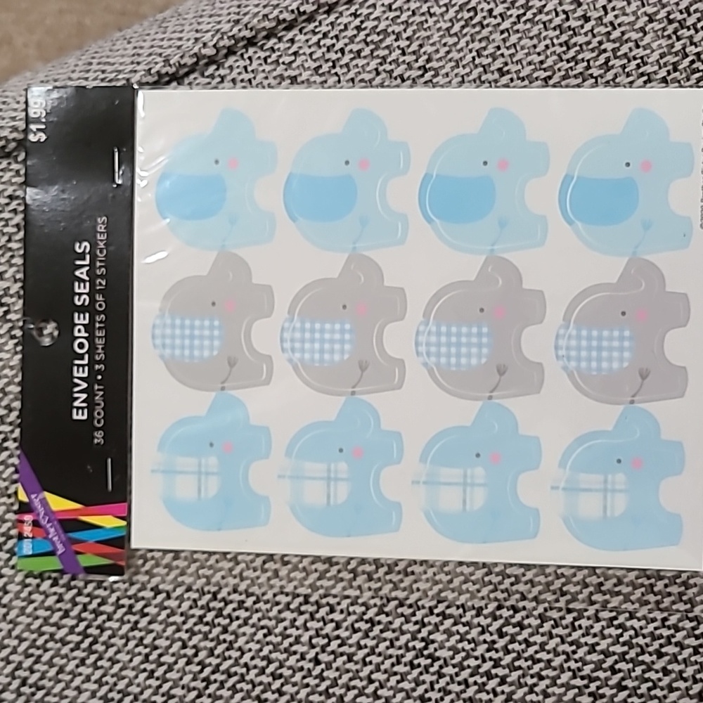 Envelope seal stickers